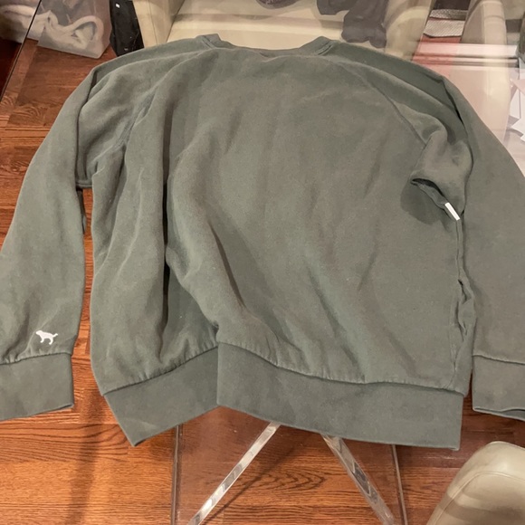 Pink by Victoria Secrets Logo Sweatshirt green L - Picture 4 of 4
